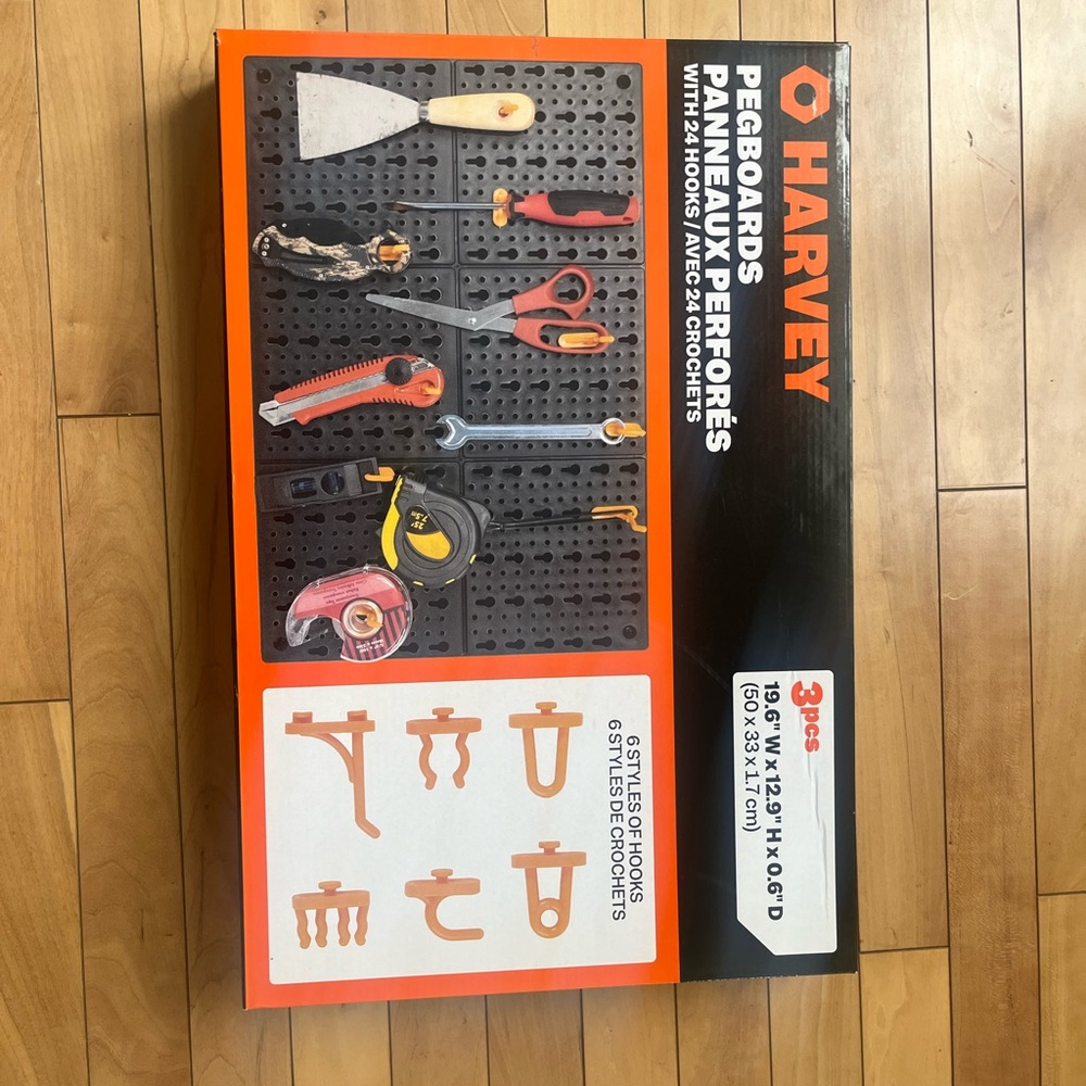 Harvey Pegboard’s 3pcs NIB